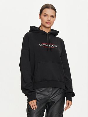 Bluza damska Guess Jeans ze sklepu: MODIVO w kategorii: Bluzy damskie - zdjęcie WP-EBWP-BKLVO-LN0_0000303939304