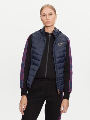 Kamizelka damska casualowa jesienna EA7 Emporio Armani ze sklepu: MODIVO w kategorii: Kamizelki damskie - zdjęcie WP-EBWP-BKLVO-LN0_0000303960230