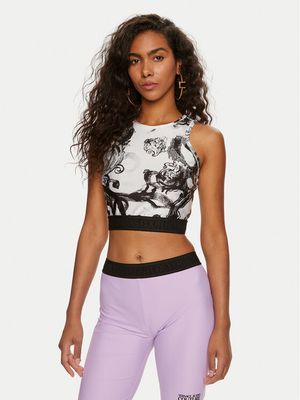 Bluzka damska wiosenna Versace Jeans Couture ze sklepu: MODIVO w kategorii: Bluzki damskie - zdjęcie WP-EBWP-BKLVO-LN0_0000303964160