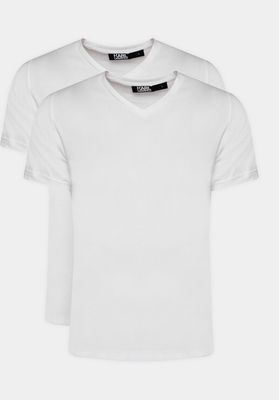 T-shirt męski na wiosnę Karl Lagerfeld ze sklepu: MODIVO w kategorii: T-shirty męskie - zdjęcie WP-EBWP-BKLVO-LN0_0000303992620