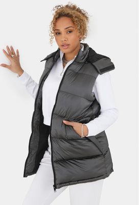 Kamizelka damska jesienna casual BRAVE SOUL ze sklepu: MODIVO w kategorii: Kamizelki damskie - zdjęcie WP-EBWP-BKLVO-LN0_0000303995447