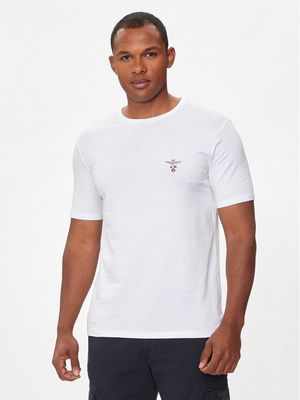 T-shirt męski casualowy Aeronautica Militare ze sklepu: MODIVO w kategorii: T-shirty męskie - zdjęcie WP-EBWP-BKLVO-LN0_0000303997113