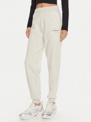 Spodnie damskie Calvin Klein Jeans ze sklepu: MODIVO w kategorii: Spodnie damskie - zdjęcie WP-EBWP-BKLVO-LN0_0000304073618