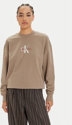 Bluza damska w stylu młodzieżowym Calvin Klein Jeans ze sklepu: MODIVO w kategorii: Bluzy damskie - zdjęcie WP-EBWP-BKLVO-LN0_0000304073656