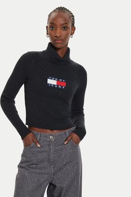 Sweter damski casual zimowy Tommy Jeans ze sklepu: MODIVO w kategorii: Swetry damskie - zdjęcie WP-EBWP-BKLVO-LN0_0000304074875