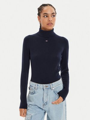 Sweter damski na zimę Tommy Jeans ze sklepu: MODIVO w kategorii: Swetry damskie - zdjęcie WP-EBWP-BKLVO-LN0_0000304074981