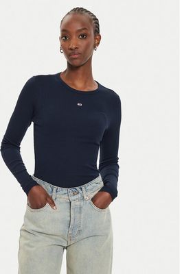 Bluzka damska na wiosnę Tommy Jeans ze sklepu: MODIVO w kategorii: Bluzki damskie - zdjęcie WP-EBWP-BKLVO-LN0_0000304075247
