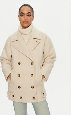Płaszcz damski Tommy Jeans ze sklepu: MODIVO w kategorii: Płaszcze damskie - zdjęcie WP-EBWP-BKLVO-LN0_0000304075520