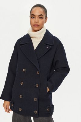 Płaszcz damski na jesień Tommy Jeans ze sklepu: MODIVO w kategorii: Płaszcze damskie - zdjęcie WP-EBWP-BKLVO-LN0_0000304075544