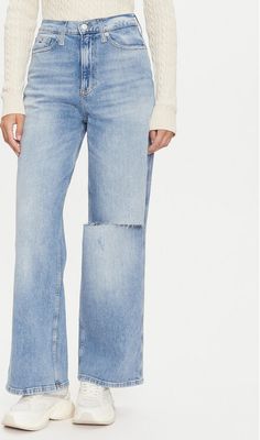 Jeansy damskie casualowe Tommy Jeans ze sklepu: MODIVO w kategorii: Jeansy damskie - zdjęcie WP-EBWP-BKLVO-LN0_0000304075827