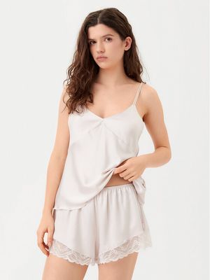 Piżama bez wzorów Calvin Klein Underwear ze sklepu: MODIVO w kategorii: Piżamy damskie - zdjęcie WP-EBWP-BKLVO-LN0_0000304076329
