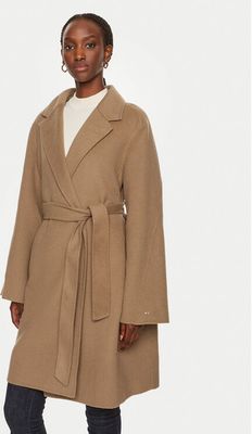 Płaszcz damski Tommy Hilfiger ze sklepu: MODIVO w kategorii: Płaszcze damskie - zdjęcie WP-EBWP-BKLVO-LN0_0000304080784
