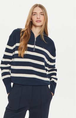 Sweter damski casual Tommy Hilfiger ze sklepu: MODIVO w kategorii: Swetry damskie - zdjęcie WP-EBWP-BKLVO-LN0_0000304081323