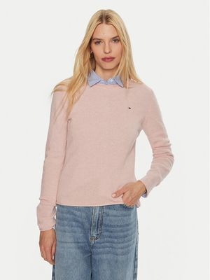 Sweter damski casualowy Tommy Hilfiger ze sklepu: MODIVO w kategorii: Swetry damskie - zdjęcie WP-EBWP-BKLVO-LN0_0000304081897
