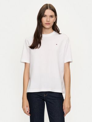 Bluzka damska na wiosnę Tommy Hilfiger ze sklepu: MODIVO w kategorii: Bluzki damskie - zdjęcie WP-EBWP-BKLVO-LN0_0000304082320