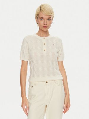 Bluzka damska na wiosnę Tommy Hilfiger ze sklepu: MODIVO w kategorii: Bluzki damskie - zdjęcie WP-EBWP-BKLVO-LN0_0000304082627