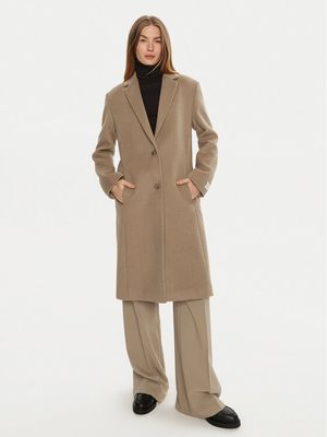 Płaszcz damski Calvin Klein ze sklepu: MODIVO w kategorii: Płaszcze damskie - zdjęcie WP-EBWP-BKLVO-LN0_0000304083655
