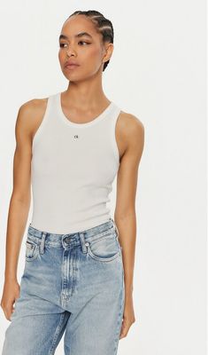 Bluzka damska Calvin Klein ze sklepu: MODIVO w kategorii: Bluzki damskie - zdjęcie WP-EBWP-BKLVO-LN0_0000304092008