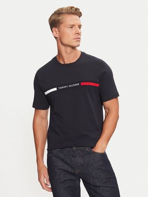 T-shirt męski na wiosnę Tommy Hilfiger ze sklepu: MODIVO w kategorii: T-shirty męskie - zdjęcie WP-EBWP-BKLVO-LN0_0000304098611