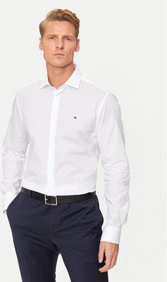 Koszula męska z klasycznym kołnierzykiem elegancka Tommy Hilfiger ze sklepu: MODIVO w kategorii: Koszule męskie - zdjęcie WP-EBWP-BKLVO-LN0_0000304099038