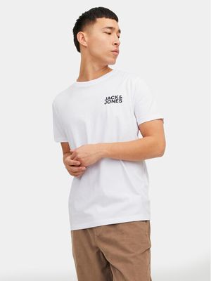 T-shirt męski casual Jack & Jones ze sklepu: MODIVO w kategorii: T-shirty męskie - zdjęcie WP-EBWP-BKLVO-LN0_0000304104237