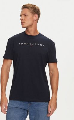 Tommy Jeans - T-shirt męski młodzieżowy wiosenny ze sklepu: MODIVO w kategorii: T-shirty męskie - zdjęcie WP-EBWP-BKLVO-LN0_0000304131936