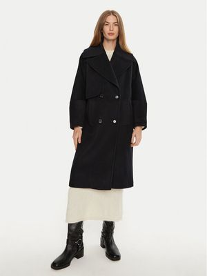 Płaszcz damski casual Munthe ze sklepu: MODIVO w kategorii: Płaszcze damskie - zdjęcie WP-EBWP-BKLVO-LN0_0000304135439