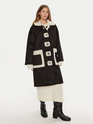 Płaszcz damski casual Munthe ze sklepu: MODIVO w kategorii: Płaszcze damskie - zdjęcie WP-EBWP-BKLVO-LN0_0000304135453