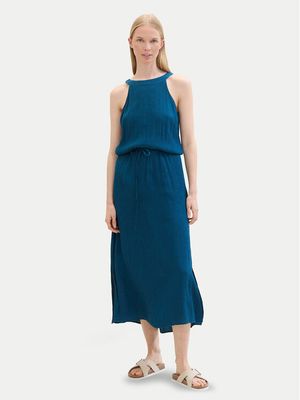 Sukienka elegancka trapezowa Tom Tailor ze sklepu: MODIVO w kategorii: Sukienki - zdjęcie WP-EBWP-BKLVO-LN0_0000304154416