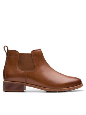 Botki jesienne Clarks ze sklepu: MODIVO w kategorii: Botki - zdjęcie WP-EBWP-BKLVO-LN0_0000304163333