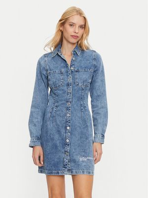 Karl Lagerfeld Jeans - Sukienka koszulowa ze sklepu: MODIVO w kategorii: Sukienki - zdjęcie WP-EBWP-BKLVO-LN0_0000304175855