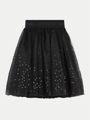 Spódnica dziewczęca na lato Karl Lagerfeld Kids ze sklepu: MODIVO w kategorii: Spódnice dziewczęce - zdjęcie WP-EBWP-BKLVO-LN0_0000304185748