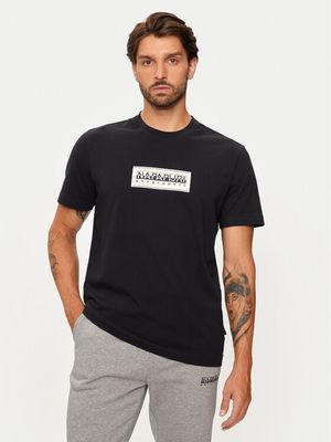 T-shirt męski w stylu młodzieżowym na wiosnę Napapijri ze sklepu: MODIVO w kategorii: T-shirty męskie - zdjęcie WP-EBWP-BKLVO-LN0_0000304197147