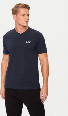 T-shirt męski casual EA7 Emporio Armani ze sklepu: MODIVO w kategorii: T-shirty męskie - zdjęcie WP-EBWP-BKLVO-LN0_0000304213014