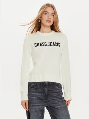 Guess Jeans - Sweter damski zimowy ze sklepu: MODIVO w kategorii: Swetry damskie - zdjęcie WP-EBWP-BKLVO-LN0_0000304222276