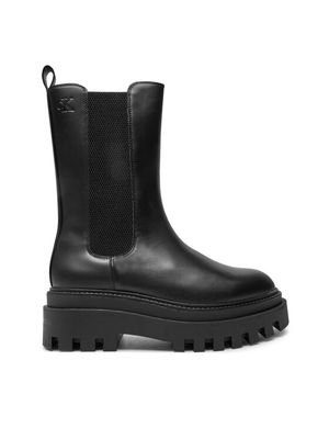 Botki jesienne Calvin Klein Jeans ze sklepu: MODIVO w kategorii: Botki - zdjęcie WP-EBWP-BKLVO-LN0_0000304226861