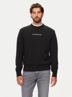 Guess Jeans - Sweter męski młodzieżowy ze sklepu: MODIVO w kategorii: Swetry męskie - zdjęcie WP-EBWP-BKLVO-LN0_0000304234286