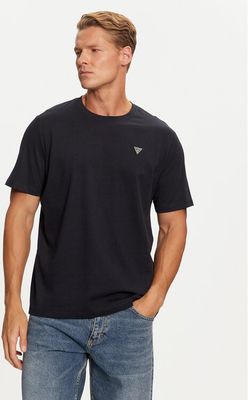 T-shirt męski casual Guess ze sklepu: MODIVO w kategorii: T-shirty męskie - zdjęcie WP-EBWP-BKLVO-LN0_0000304234620