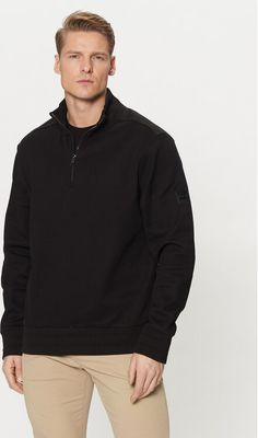 Bluza męska jesienna zimowa BOSS ze sklepu: MODIVO w kategorii: Bluzy męskie - zdjęcie WP-EBWP-BKLVO-LN0_0000304238314