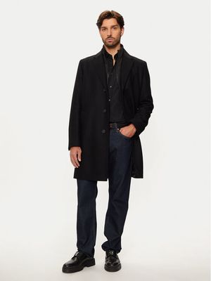 HUGO - Płaszcz męski elegancki ze sklepu: MODIVO w kategorii: Płaszcze męskie - zdjęcie WP-EBWP-BKLVO-LN0_0000304238963