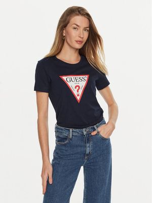 Guess - Bluzka damska wiosenna ze sklepu: MODIVO w kategorii: Bluzki damskie - zdjęcie WP-EBWP-BKLVO-LN0_0000304247545