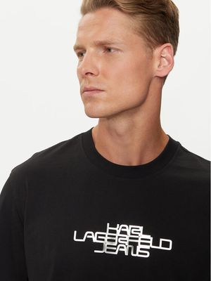 T-shirt męski młodzieżowy Karl Lagerfeld Jeans ze sklepu: MODIVO w kategorii: T-shirty męskie - zdjęcie WP-EBWP-BKLVO-LN0_0000304251993