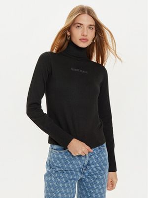 Sweter damski casualowy Guess Jeans ze sklepu: MODIVO w kategorii: Swetry damskie - zdjęcie WP-EBWP-BKLVO-LN0_0000304256387