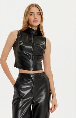 Guess - Kamizelka damska jesienna ze sklepu: MODIVO w kategorii: Kamizelki damskie - zdjęcie WP-EBWP-BKLVO-LN0_0000304257698