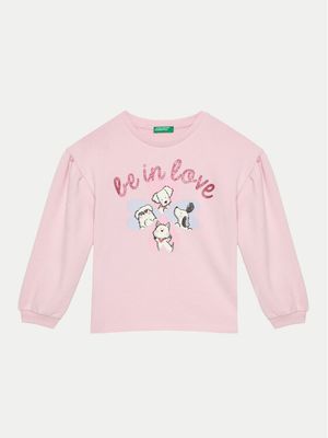 Bluza dziewczęca na wiosnę United Colors Of Benetton ze sklepu: MODIVO w kategorii: Bluzy dziewczęce - zdjęcie WP-EBWP-BKLVO-LN0_0000304269813