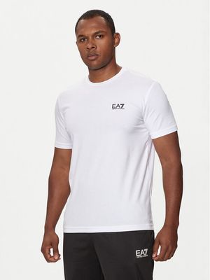 EA7 Emporio Armani - T-shirt męski casualowy ze sklepu: MODIVO w kategorii: T-shirty męskie - zdjęcie WP-EBWP-BKLVO-LN0_0000304286889