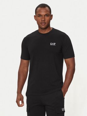 T-shirt męski casual EA7 Emporio Armani ze sklepu: MODIVO w kategorii: T-shirty męskie - zdjęcie WP-EBWP-BKLVO-LN0_0000304286896