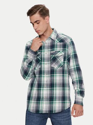 Koszula męska casual Wrangler ze sklepu: MODIVO w kategorii: Koszule męskie - zdjęcie WP-EBWP-BKLVO-LN0_0000304288494