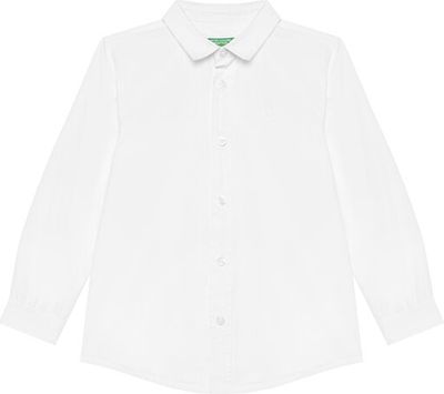 Koszula chłopięca na wiosnę United Colors Of Benetton ze sklepu: MODIVO w kategorii: Koszule chłopięce - zdjęcie WP-EBWP-BKLVO-LN0_0000304291708