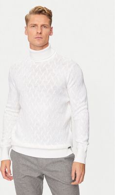 Sweter męski Karl Lagerfeld ze sklepu: MODIVO w kategorii: Swetry męskie - zdjęcie WP-EBWP-BKLVO-LN0_0000304305801